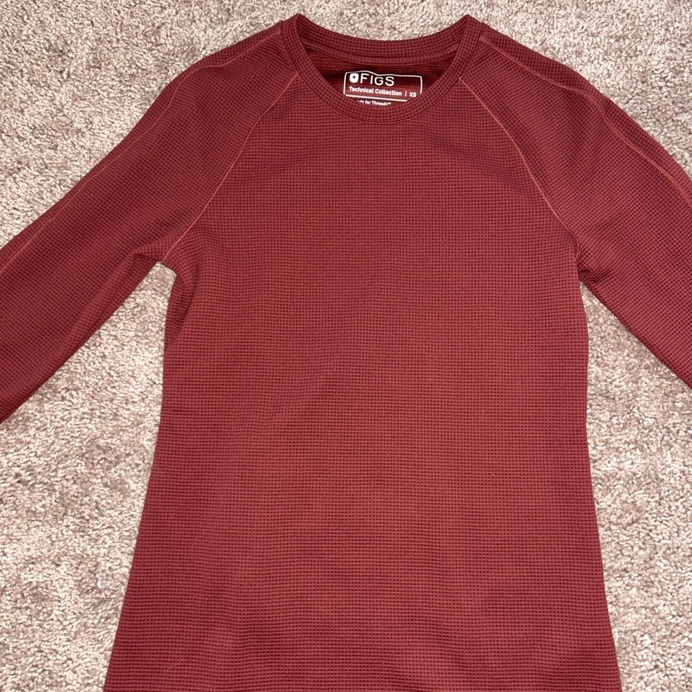 FIGS Women’s Underscrubs XS Walnut (Never Worn)